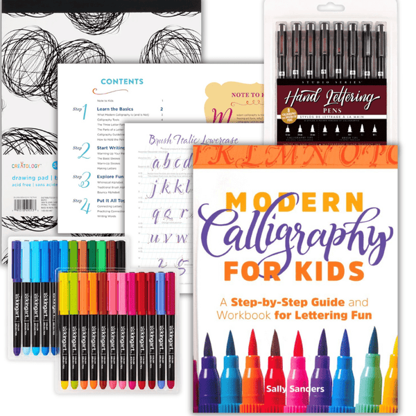 Introduction to Calligraphy Kit for Kids - Knowledge Crates