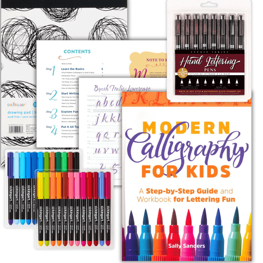 Introduction to Calligraphy Kit for Kids - Knowledge Crates
