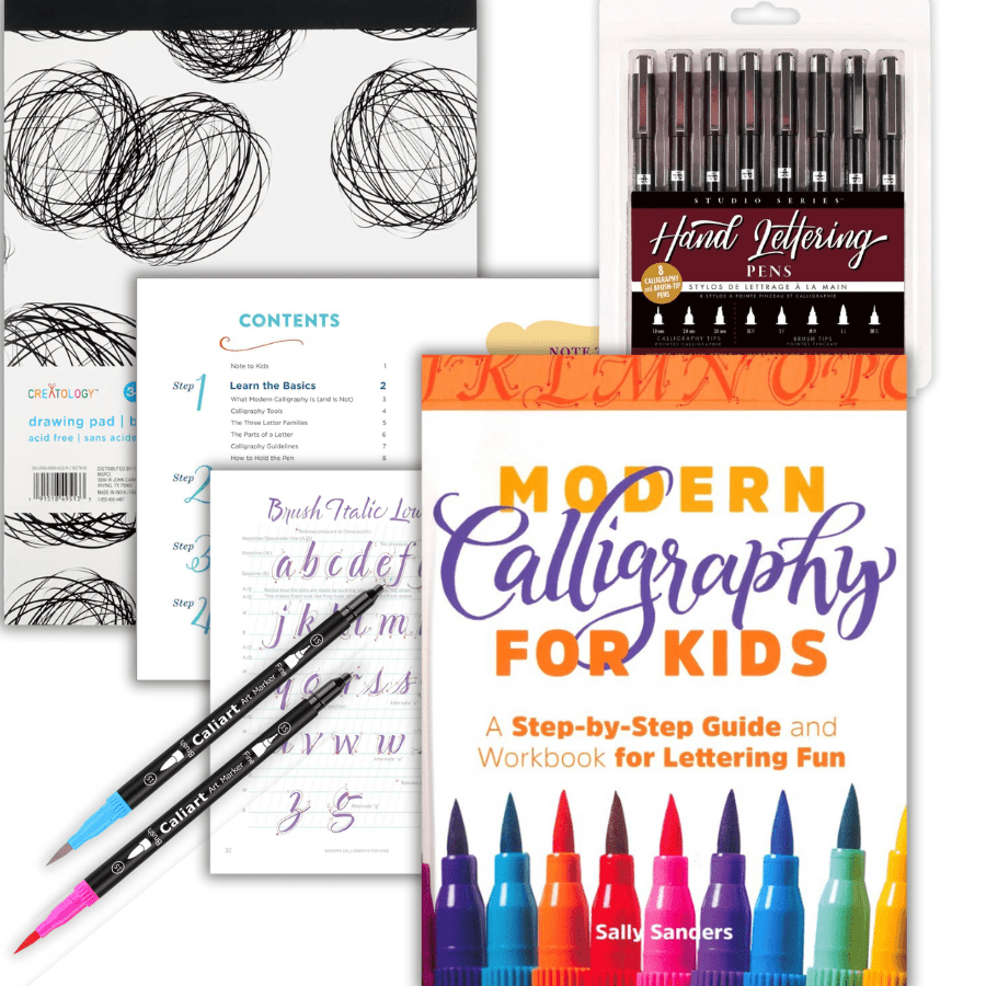 Introduction to Calligraphy Kit for Kids - Knowledge Crates