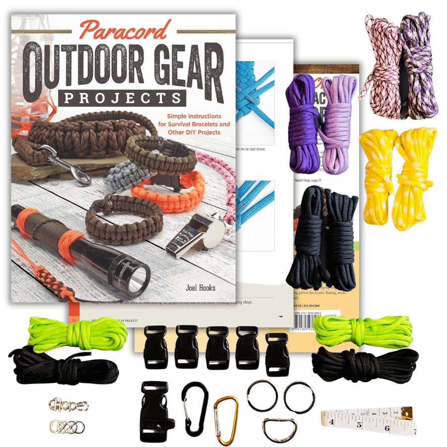 paracord outdoor gear projects Introduction to Paracord Knots Kit