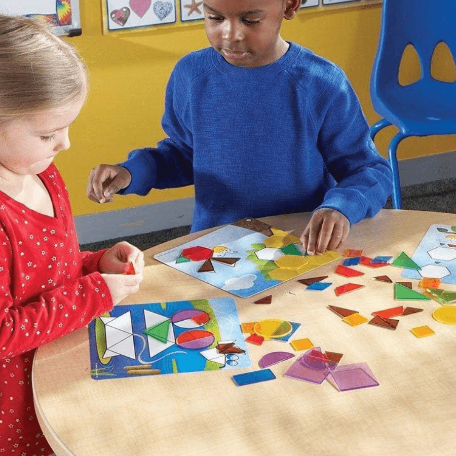 Learning Resources LER1762 Shapes - Don't Bug Me - Geometry Activity Set - Knowledge Crates