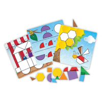 Learning Resources LER1762 Shapes - Don't Bug Me - Geometry Activity Set - Knowledge Crates