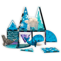 MAGNA - TILES Arctic Animals 25 - Piece Magnetic Construction Set - Knowledge Crates