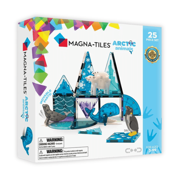 MAGNA - TILES Arctic Animals 25 - Piece Magnetic Construction Set - Knowledge Crates