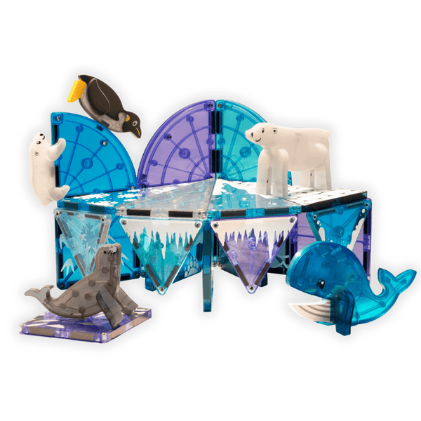 MAGNA - TILES Arctic Animals 25 - Piece Magnetic Construction Set - Knowledge Crates