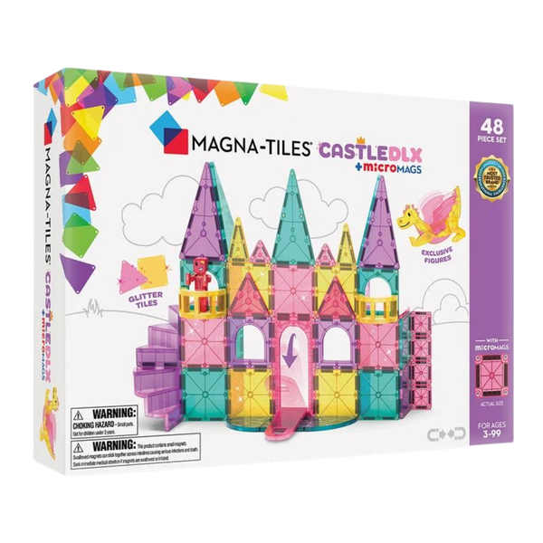 MAGNA-TILES Castle Deluxe 48-Piece Set - Knowledge Crates