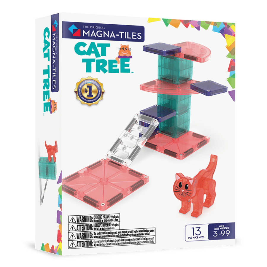 MAGNA - TILES Cat Tree 13 Piece Set - Knowledge Crates