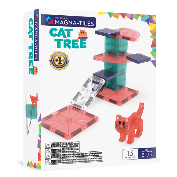 MAGNA - TILES Cat Tree 13 Piece Set - Knowledge Crates
