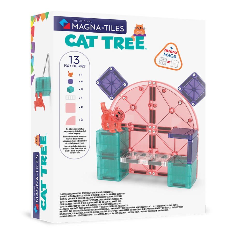 MAGNA - TILES Cat Tree 13 Piece Set - Knowledge Crates