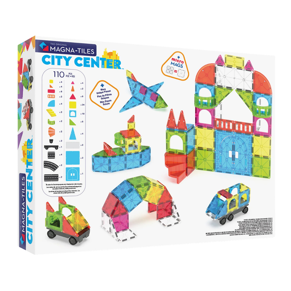MAGNA-TILES City Center 110-Piece Set - Knowledge Crates