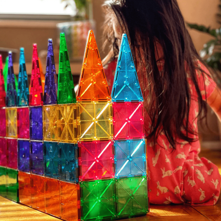 MAGNA-TILES Classic 100-Piece Set - Magnetic Building Toy | Knowledge ...