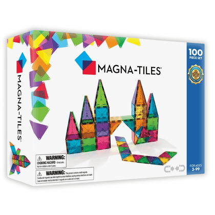 MAGNA - TILES Classic 100 - Piece Magnetic Construction Set - Knowledge Crates