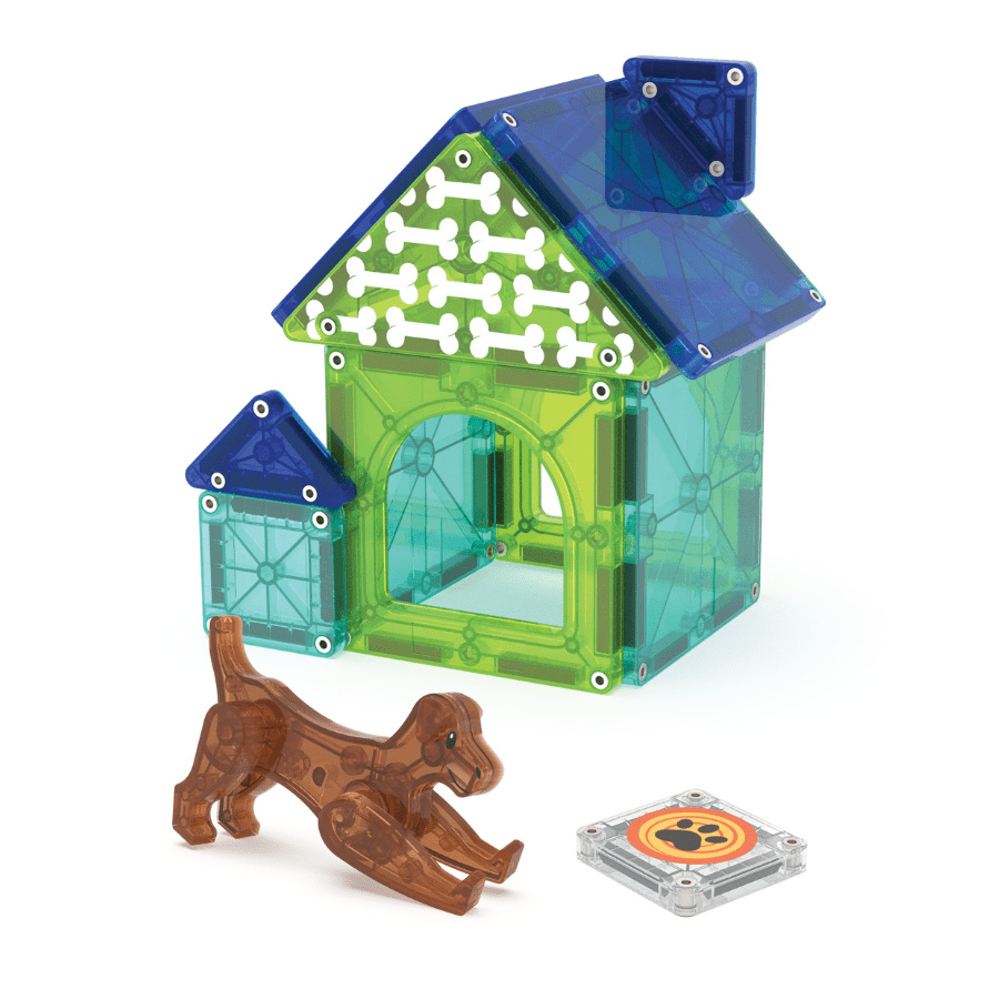MAGNA - TILES Dog House 13 Piece Set - Knowledge Crates