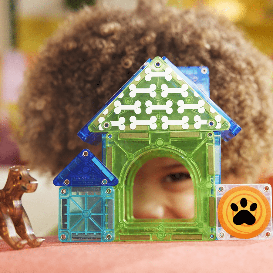 MAGNA - TILES Dog House 13 Piece Set - Knowledge Crates