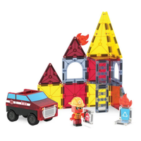 MAGNA-TILES Fire Rescue 27-Piece Set - Knowledge Crates