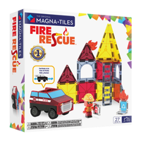 MAGNA-TILES Fire Rescue 27-Piece Set - Knowledge Crates