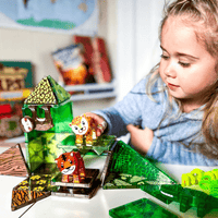 MAGNA - TILES Jungle Animals 25 - Piece Magnetic Construction Set - Knowledge Crates