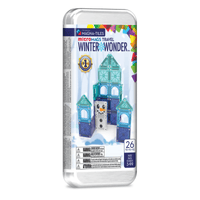 MAGNA-TILES microMAGS Winter Wonder 26-Piece Travel Set - Knowledge Crates