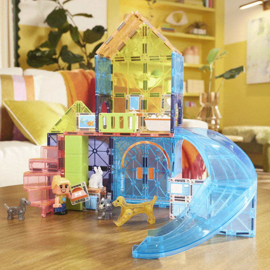 MAGNA - TILES Pet Playhouse 50 Piece Set - Knowledge Crates