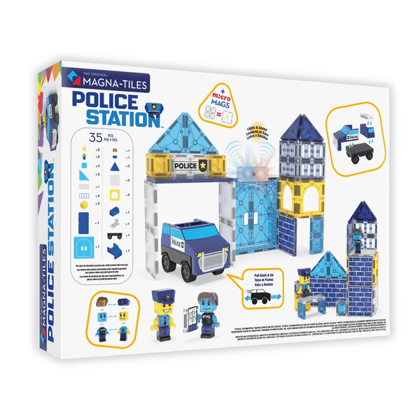 MAGNA-TILES Police Station 35-Piece Set - Knowledge Crates