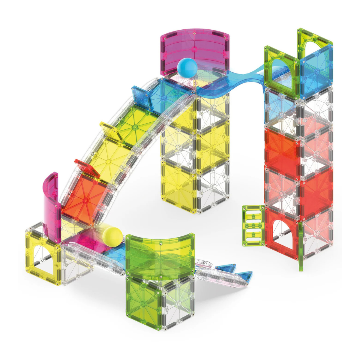 MAGNA-TILES Rail Racers Max 80-Piece Set - Knowledge Crates