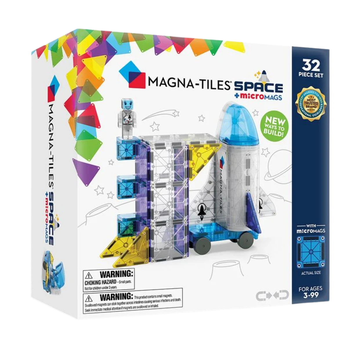 MAGNA-TILES Space 32-Piece Set - Knowledge Crates