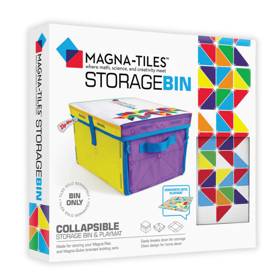 MAGNA - TILES Storage Bin & Interactive Play - Mat - Knowledge Crates