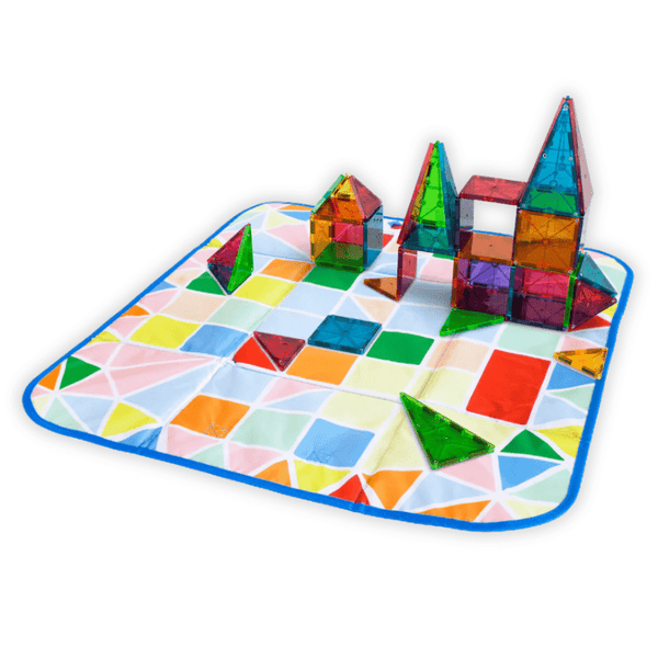 MAGNA - TILES Storage Bin & Interactive Play - Mat - Knowledge Crates