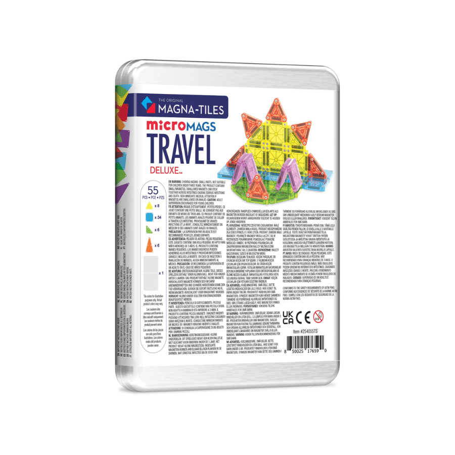 MAGNA - TILES Travel Set Deluxe 55 Piece Set - Knowledge Crates