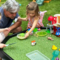 MEKA Tuff Tray Artificial Grass Insert | Nature Sensory Play - Knowledge Crates
