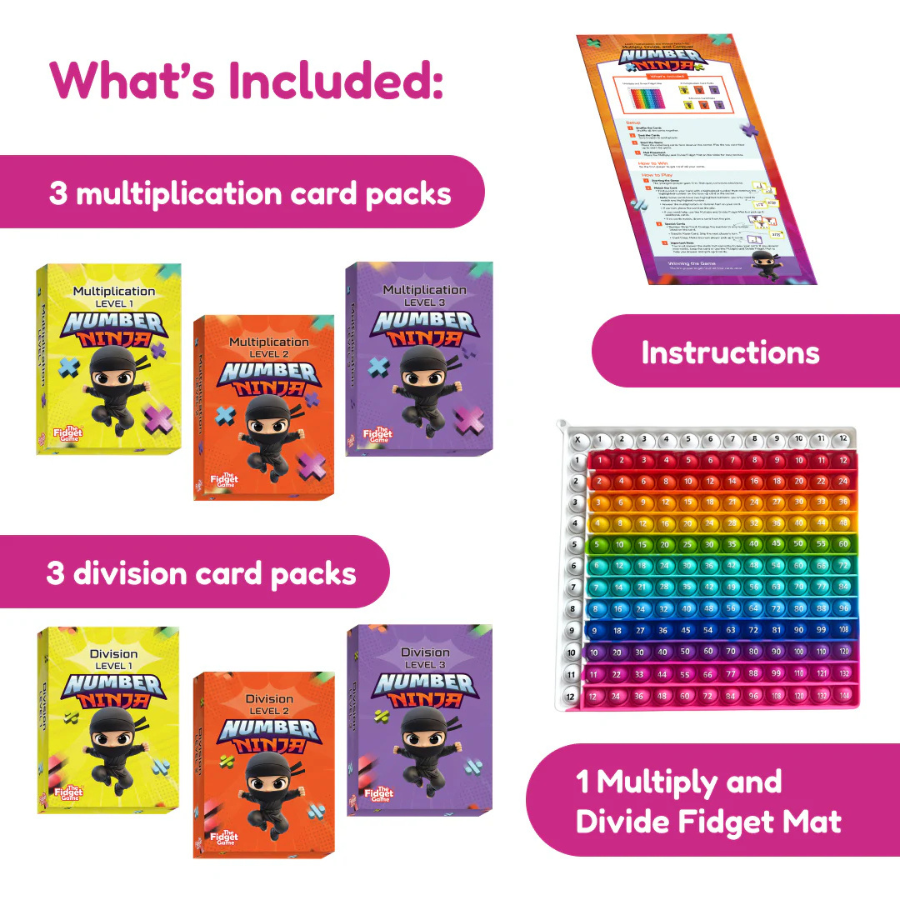 Number Ninja Multiplication & Division Game for Kids | Knowledge Crates - Knowledge Crates