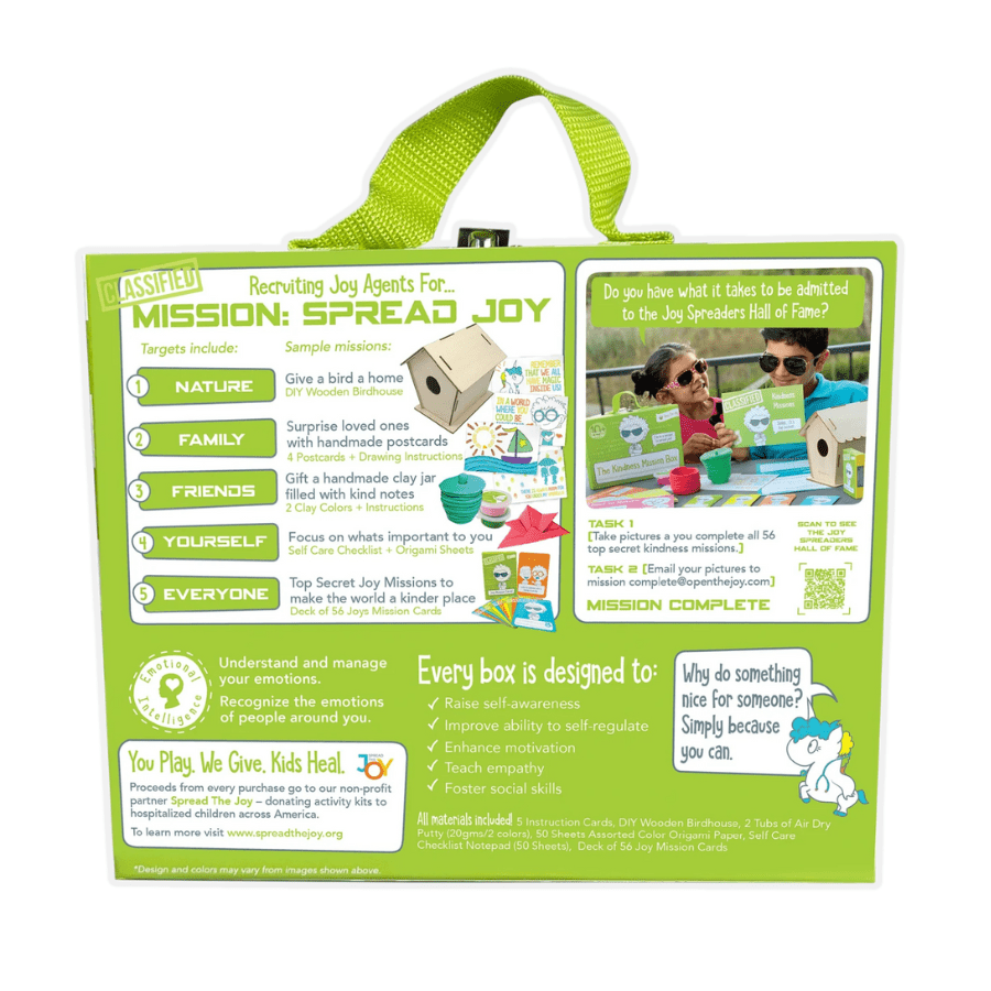 Open the Joy The Kindness Mission Box - Knowledge Crates