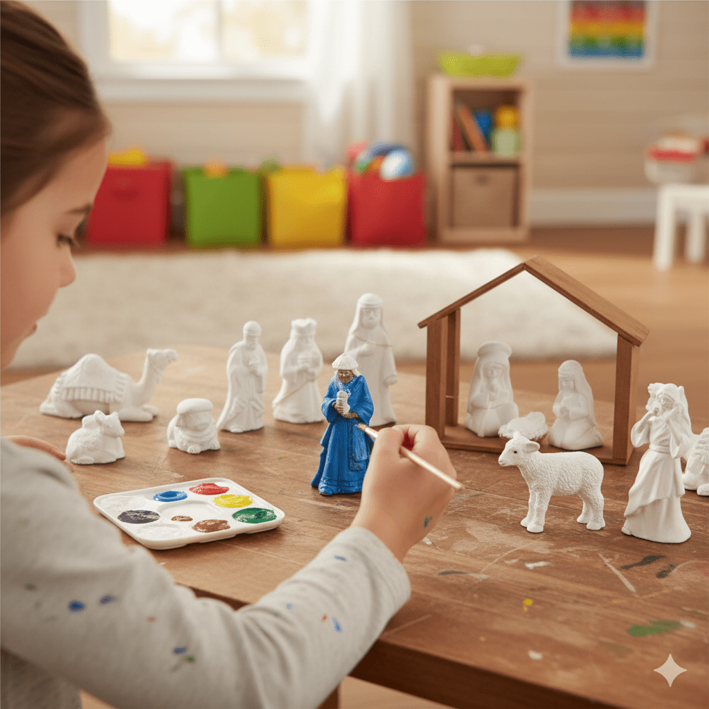 Paint & Play Nativity Learning Set - Knowledge Crates