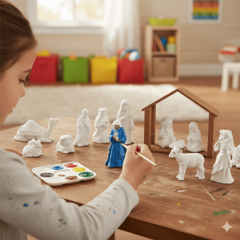 Paint & Play Nativity Learning Set - Knowledge Crates