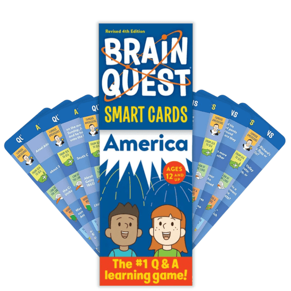 Patriotic STEM Bundle for Kids | Brain Quest & Shashibo Magnetic Puzzle - Knowledge Crates