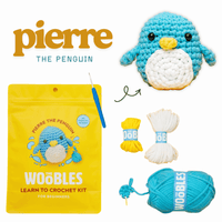 Pierre the Penguin Beginner Crochet Kit | The Woobles | Knowledge Crates - Knowledge Crates