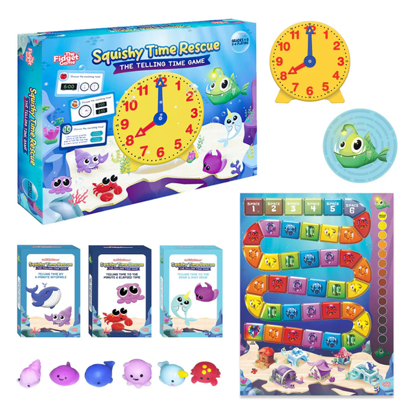 Squishy Time Rescue Hands-On Telling Time Game | Knowledge Crates - Knowledge Crates