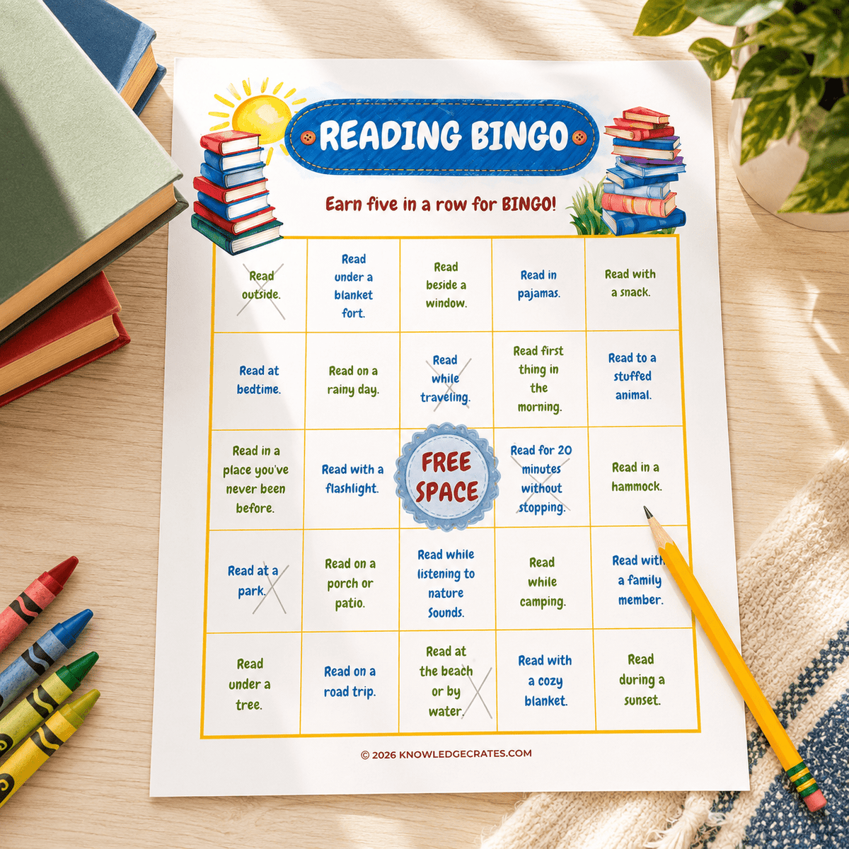 Summer Reading Adventure Pack | Printable Reading Challenge for Kids - Knowledge Crates